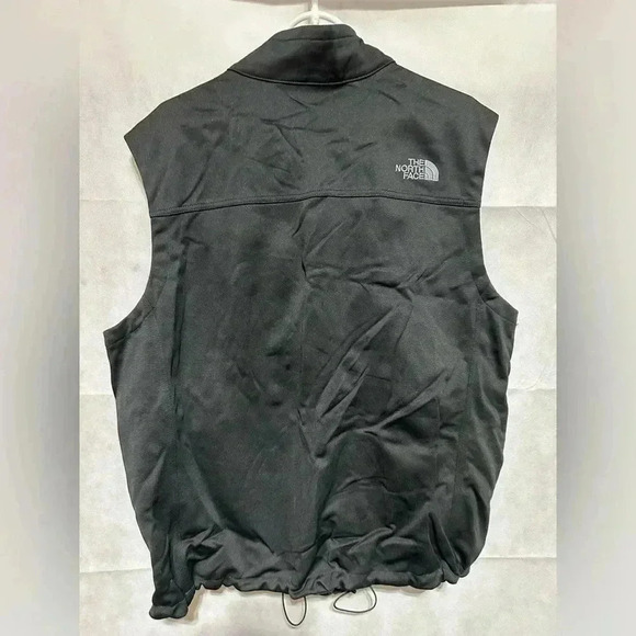 The North Face Ridgeline Vest Size XL Black Zip Genie Terex Logo Hike *NEW* - Picture 2 of 7